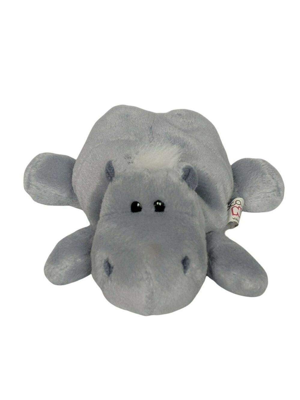 Enesco Nici Grey Hippo Hippopotamus Pink Heart